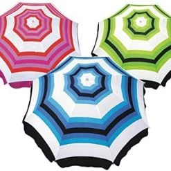 Yello UV Striped Parasol - Random Colour