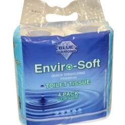 Blue Diamond Enviro-Soft Premium Toilet Tissue 4 Pack