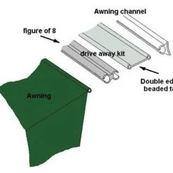Outdoor Revolution Driveaway Fixing Kit 220cm Fiamma/Omnistor