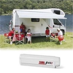 Fiamma F45s Awning In A Polar White Case