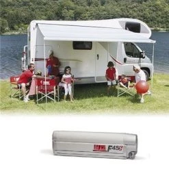 Fiamma F45s Awning In A Titanium Case