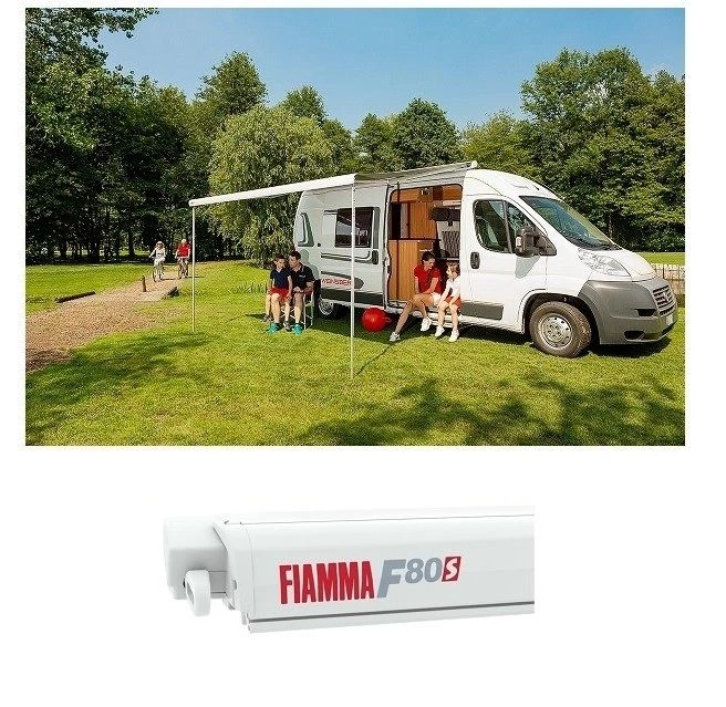 Fiamma F80s Awning In A Polar White Case 1 Fiamma F80s Awning In A Polar White Case