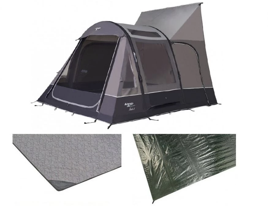Vango Kela V Tall Air Drive Away Awning Package 1 Vango Kela V Tall Air Drive Away Awning Package