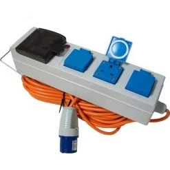 Maypole Triple Mobile Mains Camping Supply